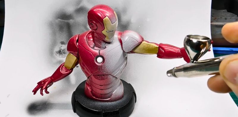 Utiliser l'aérographe pour l'apprêt